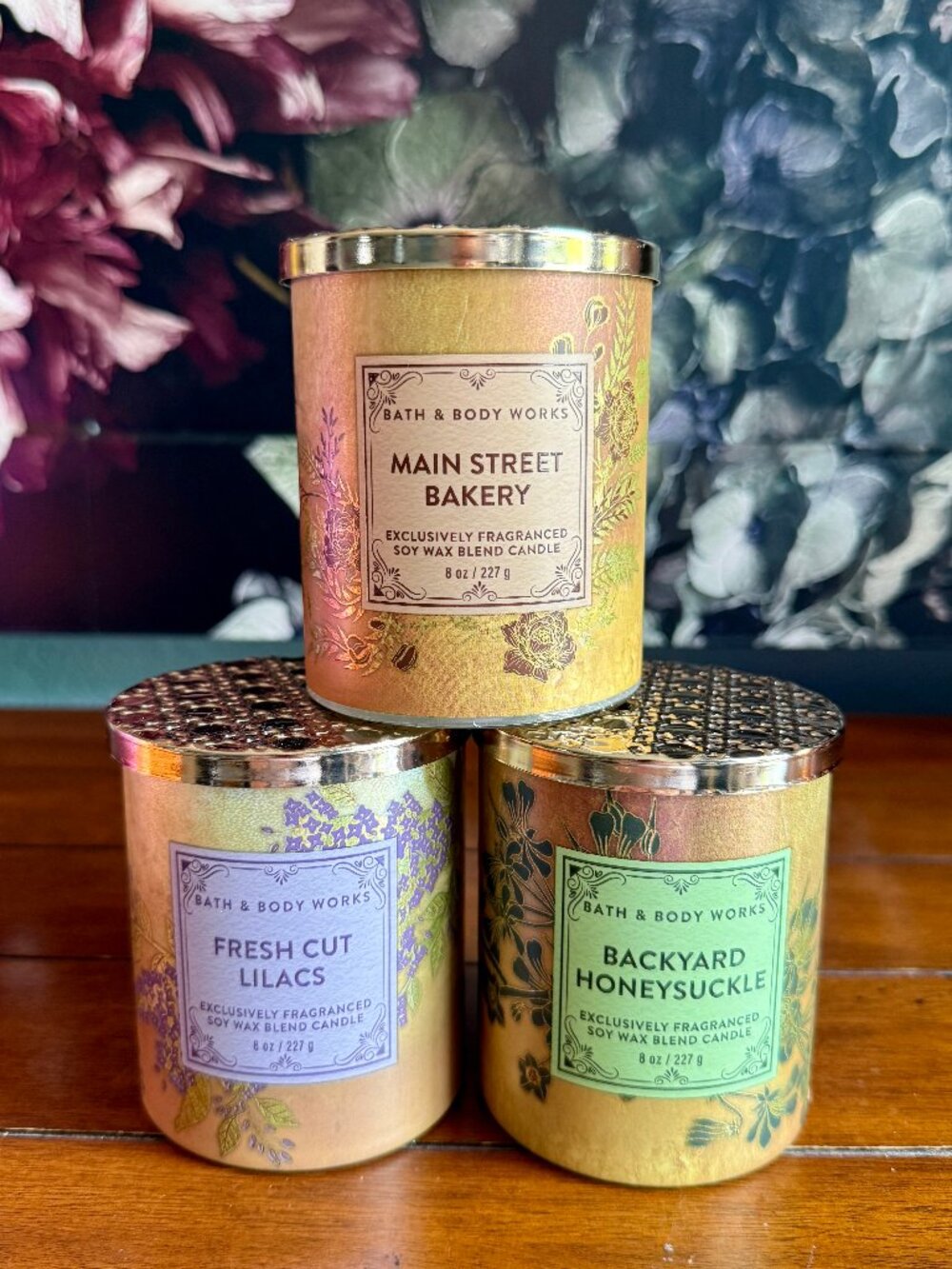 NEW 3-Pc Single Wick Candles Bath & Body Works TRIO